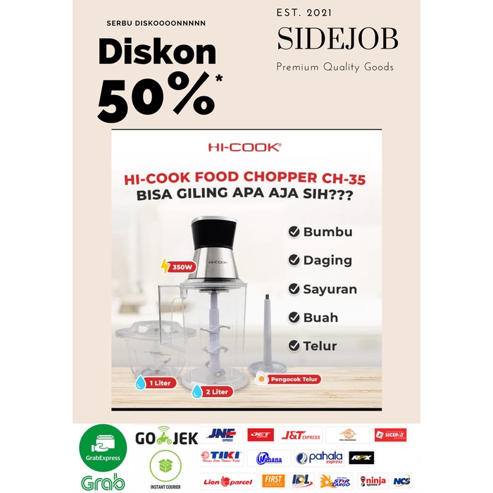 Hi-Cook Food Chopper CH-35 - 350 Watt