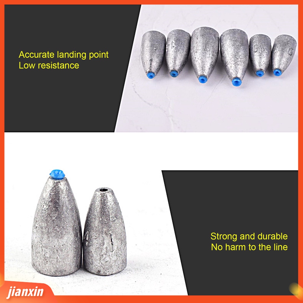 (In Stock) 5pcs /Set Memancing Pemberat Sinker Anti Gores Kuat Portabel Tahan Aus Ukuran Kecil Alat Memancing Anti-Cacat Tahan Abrasi Wastafel Memancing Untuk Memancing Di Luar Ruangan