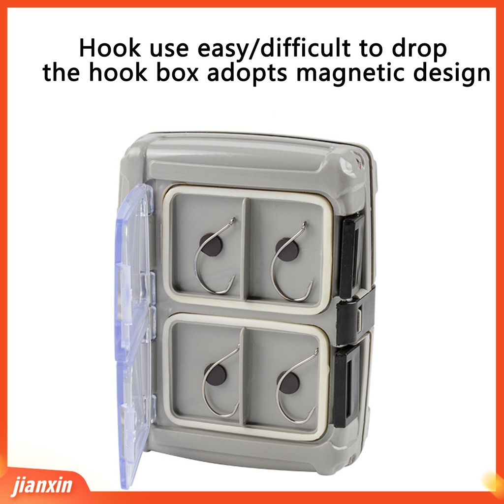 (In Stock) Kotak Pancing Kapasitas Tinggi Kompartemen Tahan Jatuh Tahan Air ic Multifungsi Kotak Pancing Perlengkapan Angling