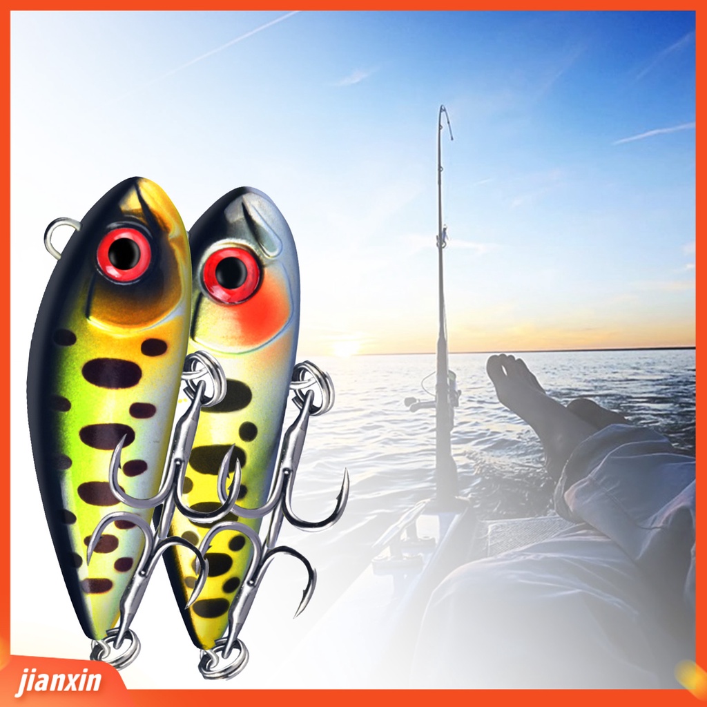 (In Stock) 4cm /4.5g Umpan Palsu Bionic Sharp Hook Pola Bintik Tembak Panjang Umpan Pensil Untuk Air Laut