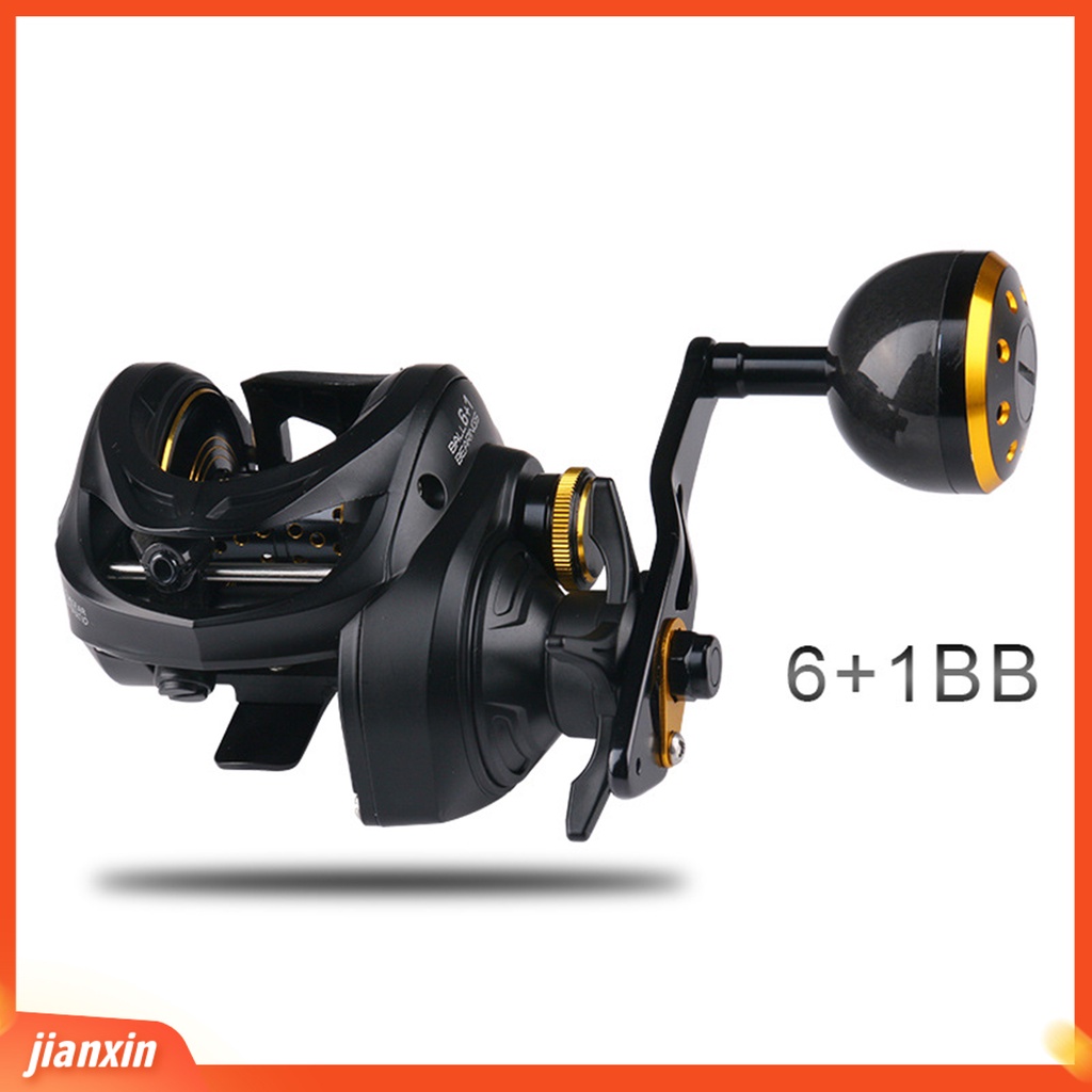 (In Stock) BW300 Baitcasting Reel 6+1BB Bearing Kapasitas Besar Stabilitas Tinggi Air Asin Memancing Berputar Drag Untuk Pecinta Memancing