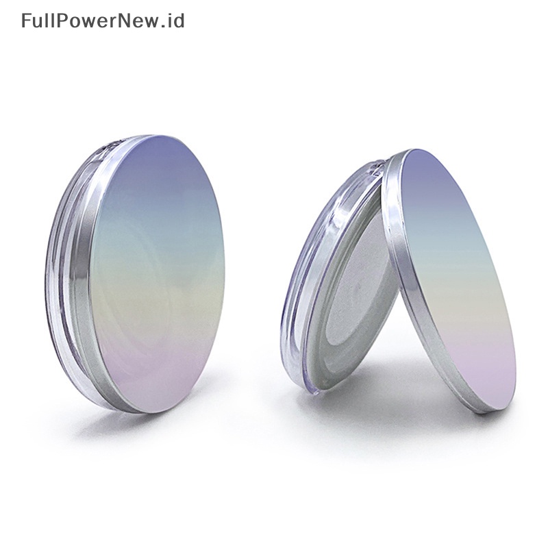 Power Portable Alat Ayak Kosmetik Kosong Wadah Toples Longgar Kotak Puff Case Dengan Cermin ID