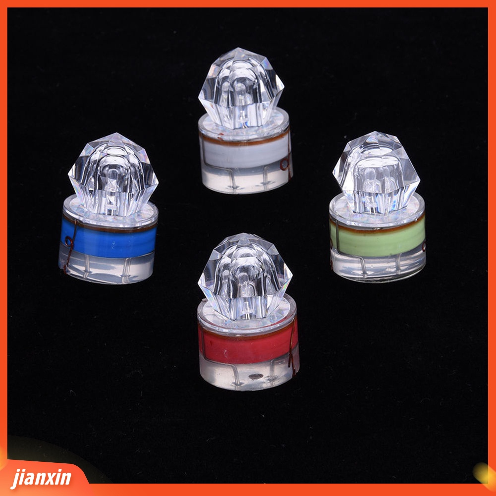 (In Stock) Deep Sea Diamond Shape Underwater Fishing LED Light Alat Umpan Strobo Cumi