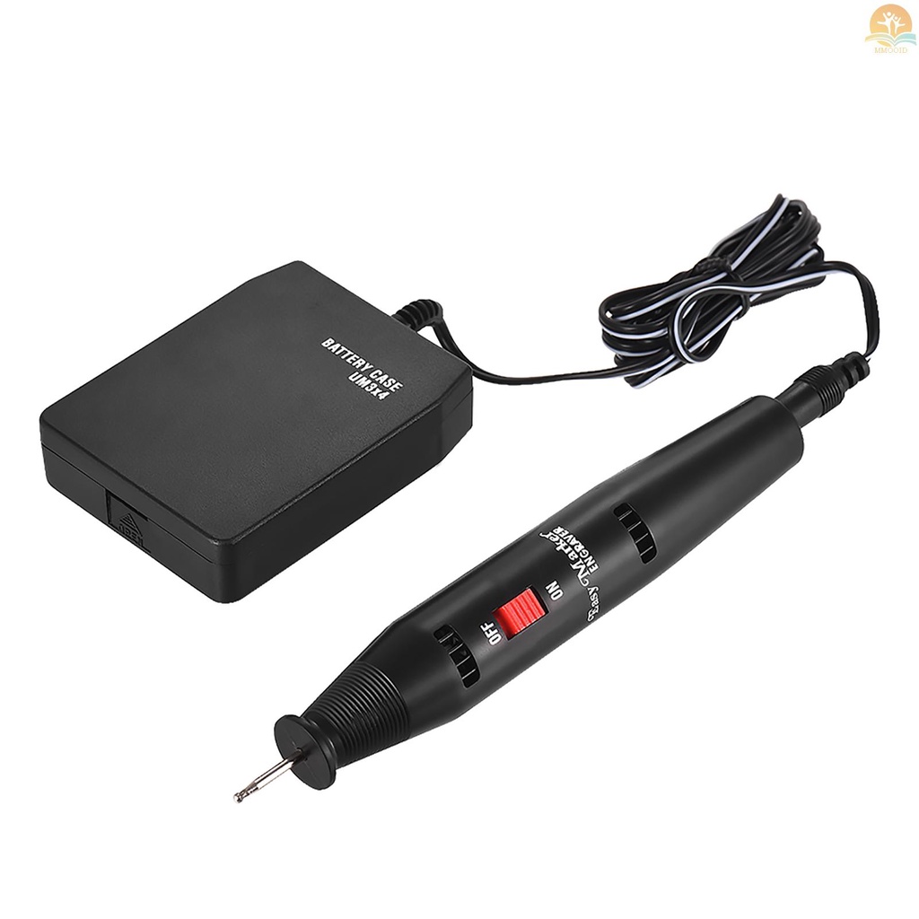 In Stock Portabel Presisi Elektrik Ukiran Pen Engraver DIY Mengukir Graver Mesin Alat Tenaga Baterai Dengan Mata Ujung Berlian Yang Kuat Untuk Perhiasan Logam Plastik Kaca Keramik Sto