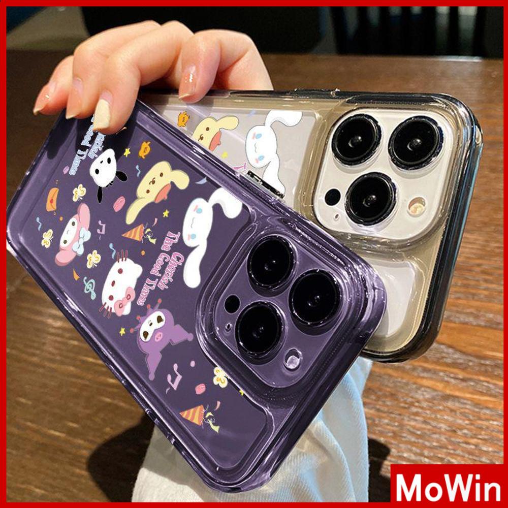 Case iPhone 14 Pro Max iPhone Case Space Hard Acrylic Phone Case Tombol Berlapis Tahan Guncangan Dalam Kucing Anjing Lucu Kompatibel dengan iPhone 13 Pro Max 12 Pro Max 11 Xr 6Plus 7Plus 8Plus