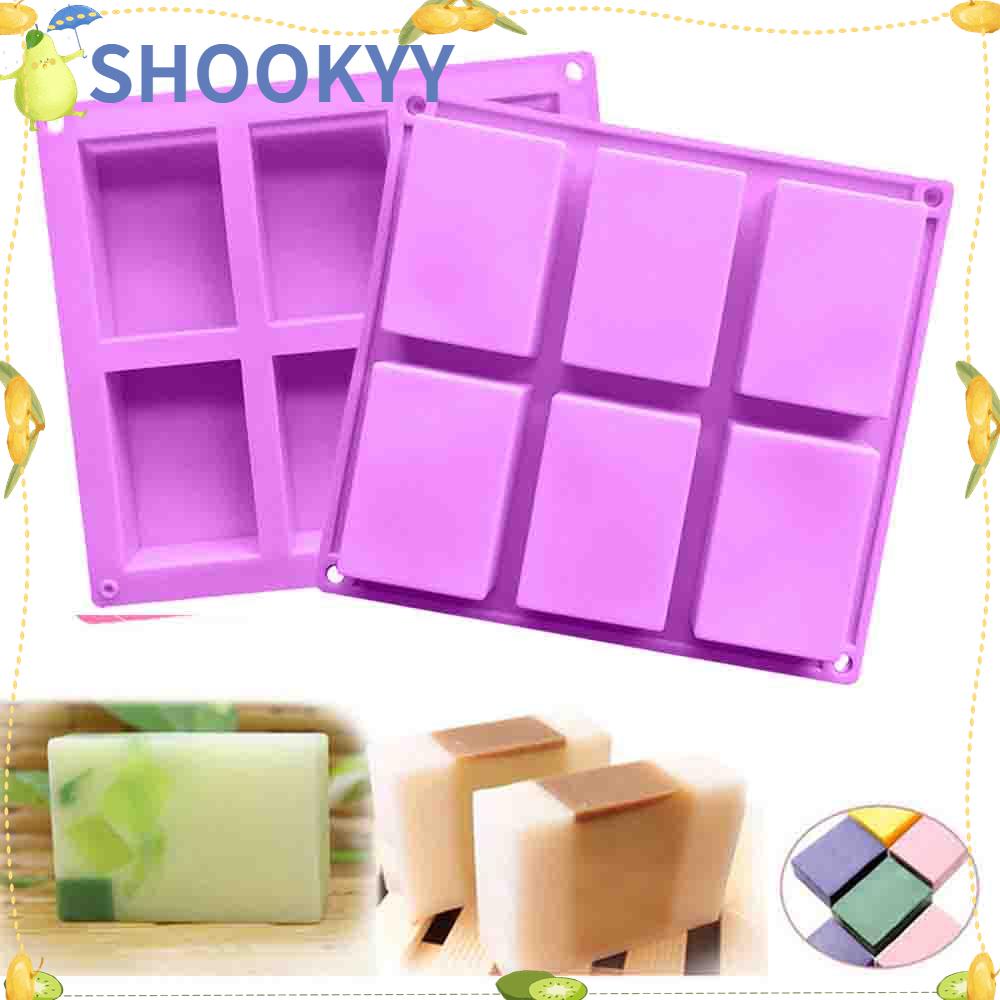 CHOOKYY Silicone Soap Mold Making Supplies DIY Craft Perlengkapan Sabun Rongga4/6