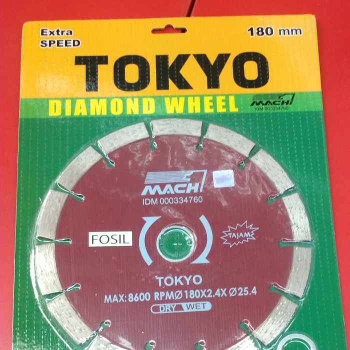 diamond wheel tokyo 7" - pisau potong beton 7" Tokyo Tokyo TOKYO ORIGINAL 