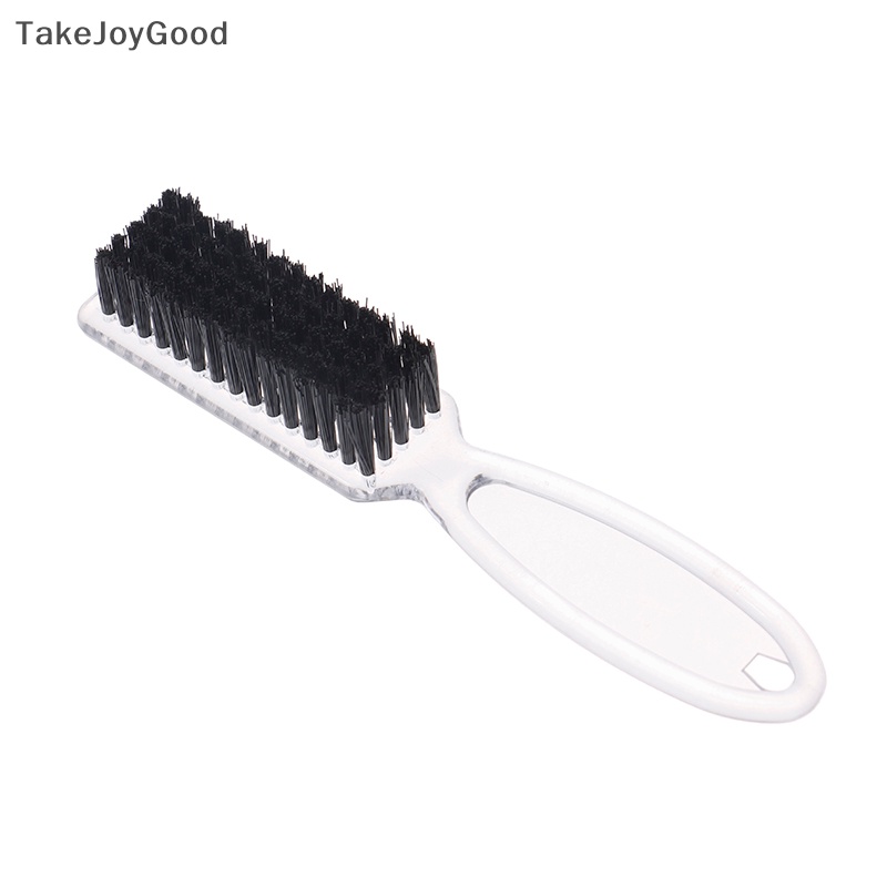 Takejoygood Sikat Pembersih Rambut Gagang Plastik Hairdressing Lembut Barber Neck Hair Comb Tools QWP