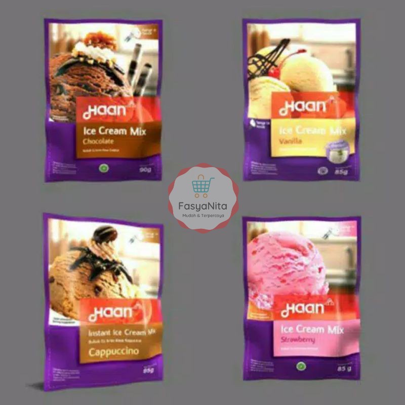 Haan Ice Cream / Es Krim Bubuk 85Gr