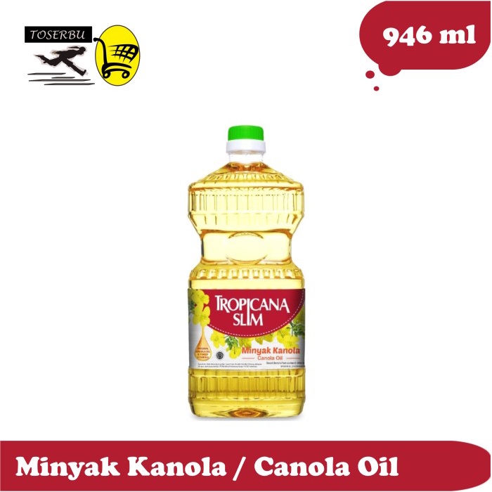 

✨Ready Stok✨ - TROPICANA SLIM Minyak Goreng Kanola / Canola Oil 946ml- 1.2.23