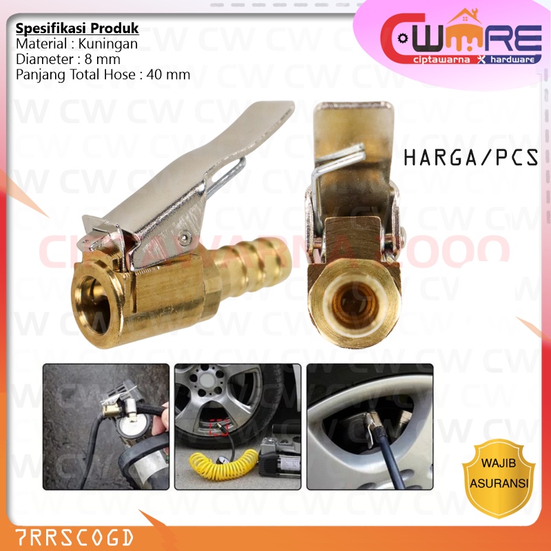 Adapter Sambungan Hose Konektor Selang Pompa Angin ban sepeda motor - BDB
