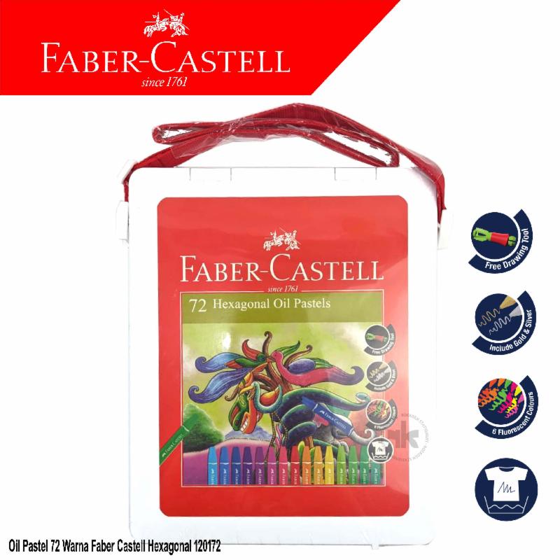 

Faber Castell Oil Pastel 72 Warna Hexagonal (Plastic Bag) 120172