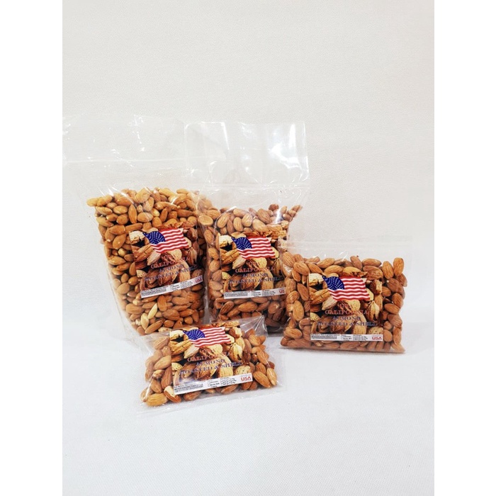 

✨Ready Stok✨ - Roasted Kacang Almond Kupas 1kg USA-CALIFORNIA