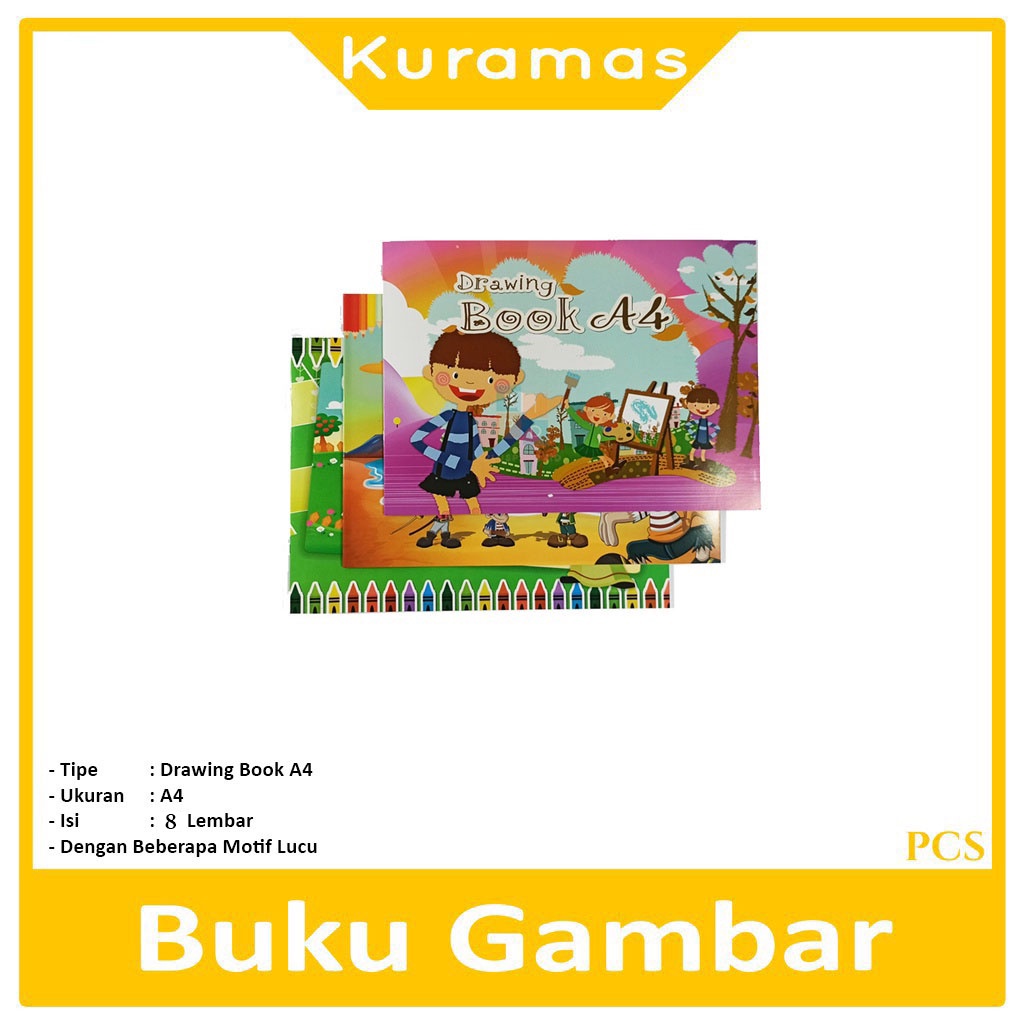

KURAMAS - Drawing Book A4 Buku Gambar - Pcs