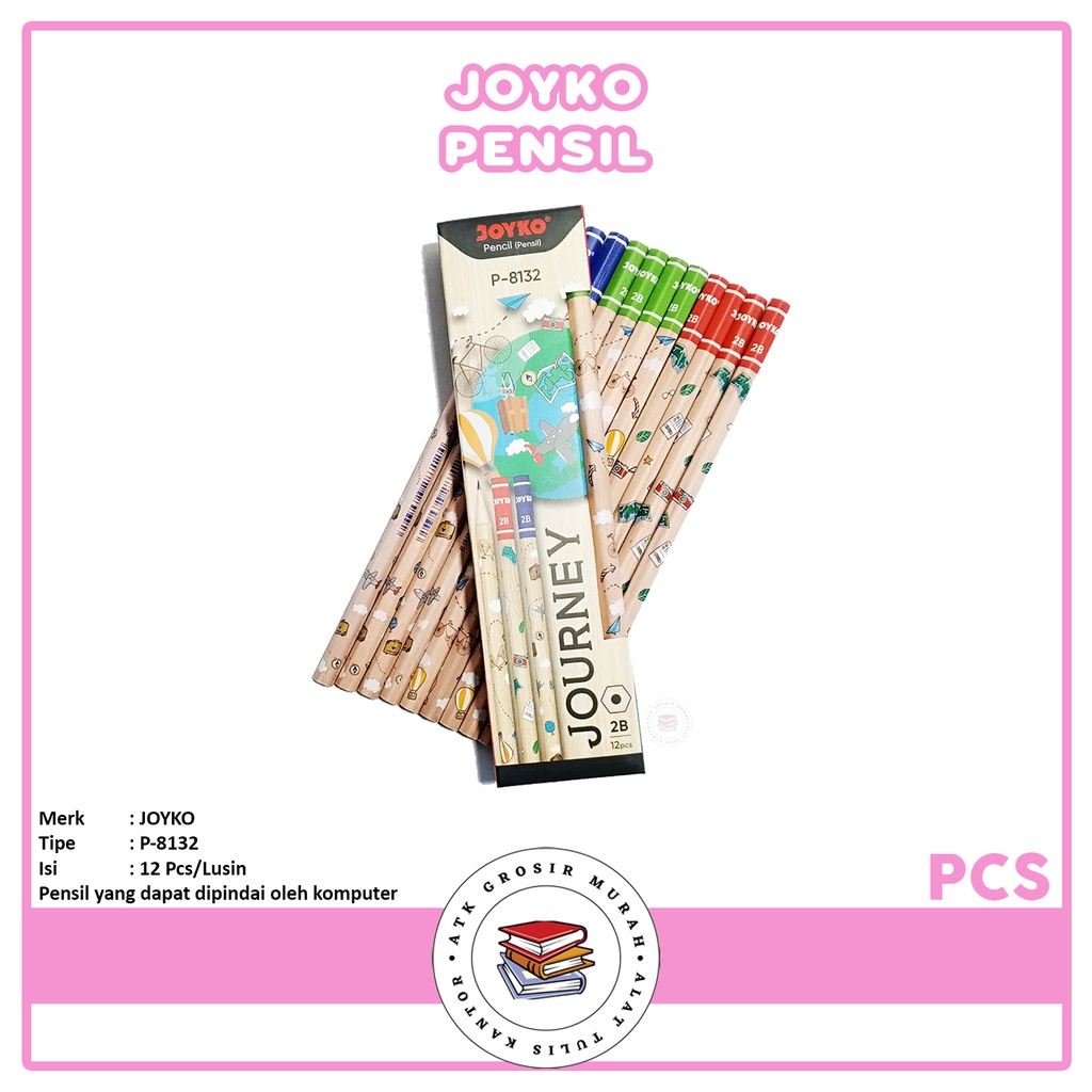 

JOYKO - Pensil 2B P-8132 Pencil For Computer Scaning - Pcs