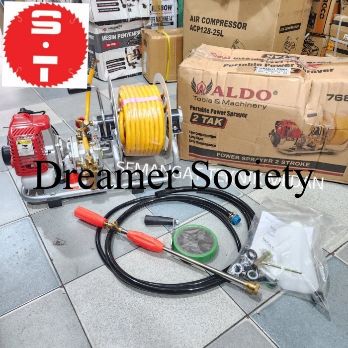 Berkualitas 768A MESIN DOORSMEER STEAM CUCI MOTOR AC SEMPROT HAMA SPRAYER 22 ALDO TFJ697