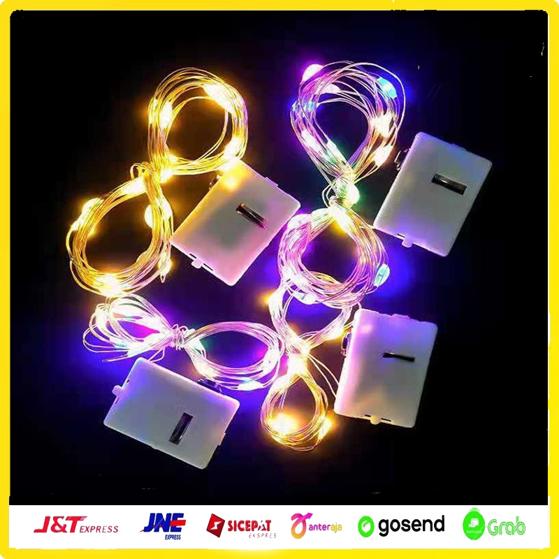 Lampu Hias 1M 2M 3M 5M / Lampu Tumblr Kawat Hias Dekorasi Baterai 1m 2m 3m 5m / Lampu Kawat LED 1 & 