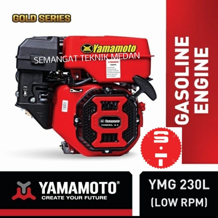 Berkualitas YMT230L MESIN GASOLINE ENGINE PENGGERAK 8,5HP 8,5 HP LAMBAT YAMAMOTO WSD547