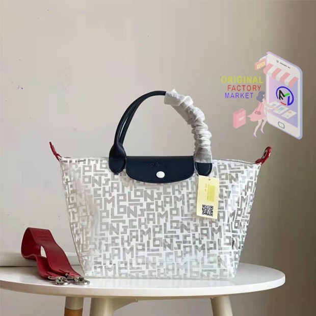 TAS LC Le Pliage LGP Top Handle Transparent Large ORIGINAL VS