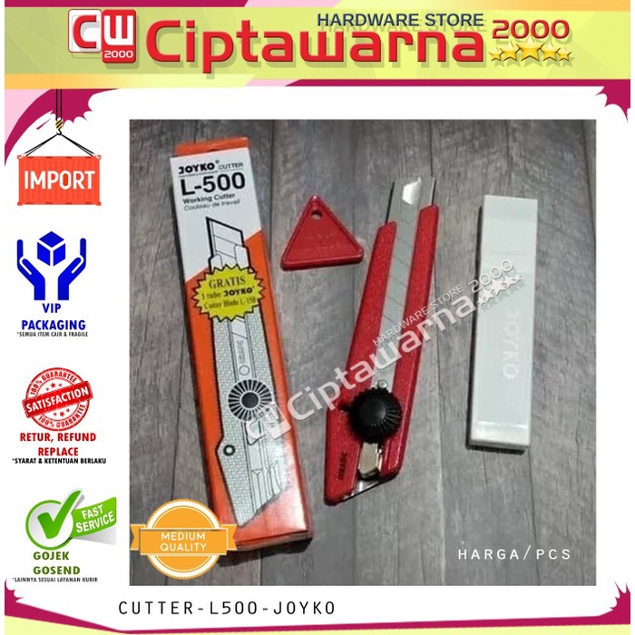 

Joyko Cutter Besar L500 Pemotong serbaguna Kater L500