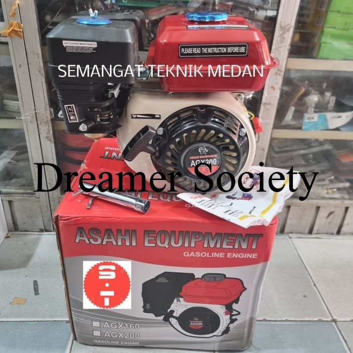 Berkualitas AGX200 MESIN ENGINE PENGGERAK SERBAGUNA 7,5 7.5 7 HP AGX GX 200 ASAHI DFC560