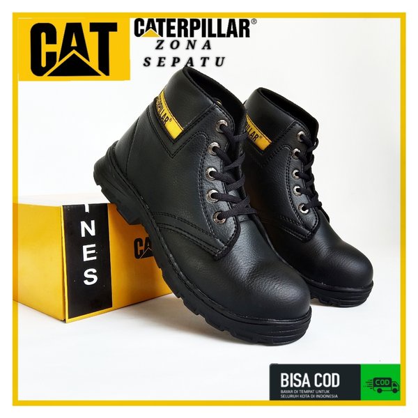 Sepatu boot Safety besi K2 Original - Sepatu Proyek Lapangan Kulit asli - k2 safety kulit -Sepatu ma
