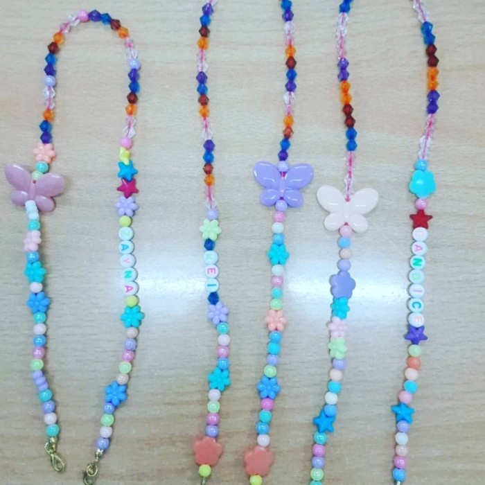 TERBARU lanyard masker anak premium(custom nama/warna)/strap masker