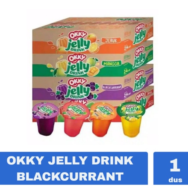 

Okky Jelly Drink Blackcurrant 150 ml x 24 cup ORIGINAL