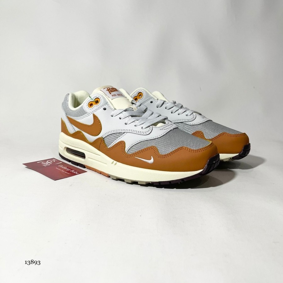 Air Max Airmax 1 Patta Monarch Brown Silver White Vs