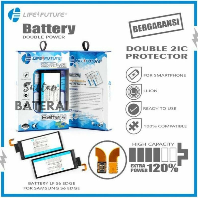 BATERAI SAMSUNG S6EDGE DOUBLEPOWER LIFEFUTURE ( SULTAN BATERAI )