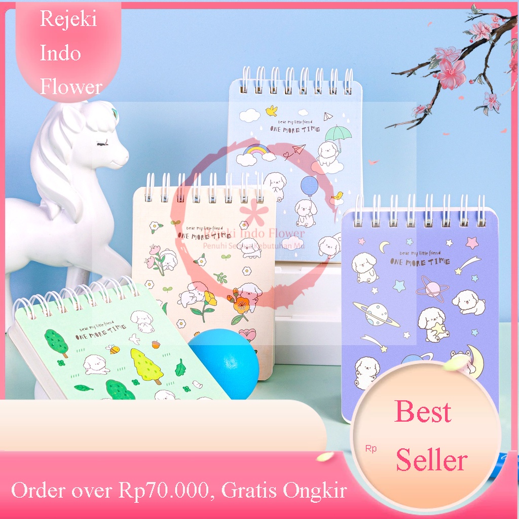 

REJEKI NOTEBOOK DELI NOTEBOOK SPIRAL MINI 100 LEMBAR POCKET SIZE BUKU CATATAN ALAT TULIS KANTOR ANAK SEKOLAH L98100