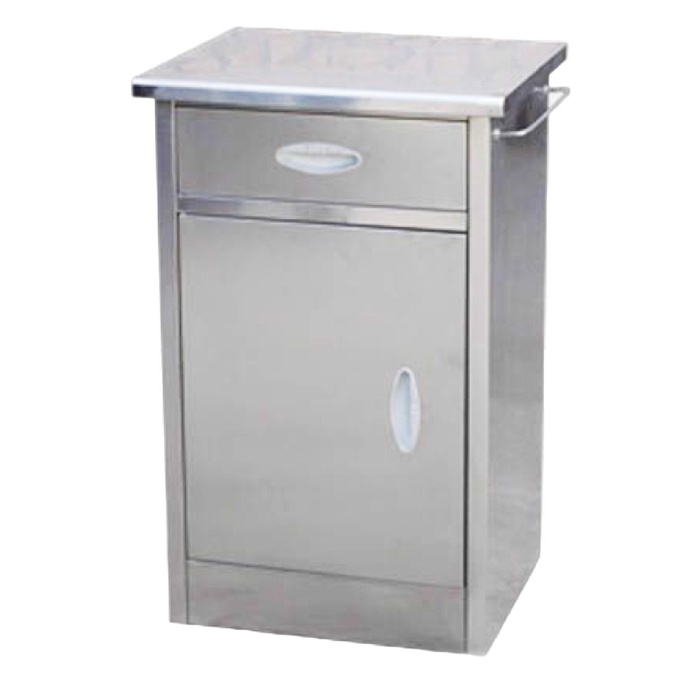 C86 Stainless Steel Bedside Cabinet | Lemari Meja Rumah Sakit