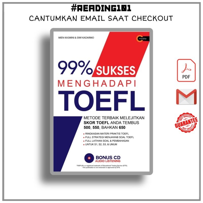 

[Indonesia] 99% Sukses Menghadapi TOEFL