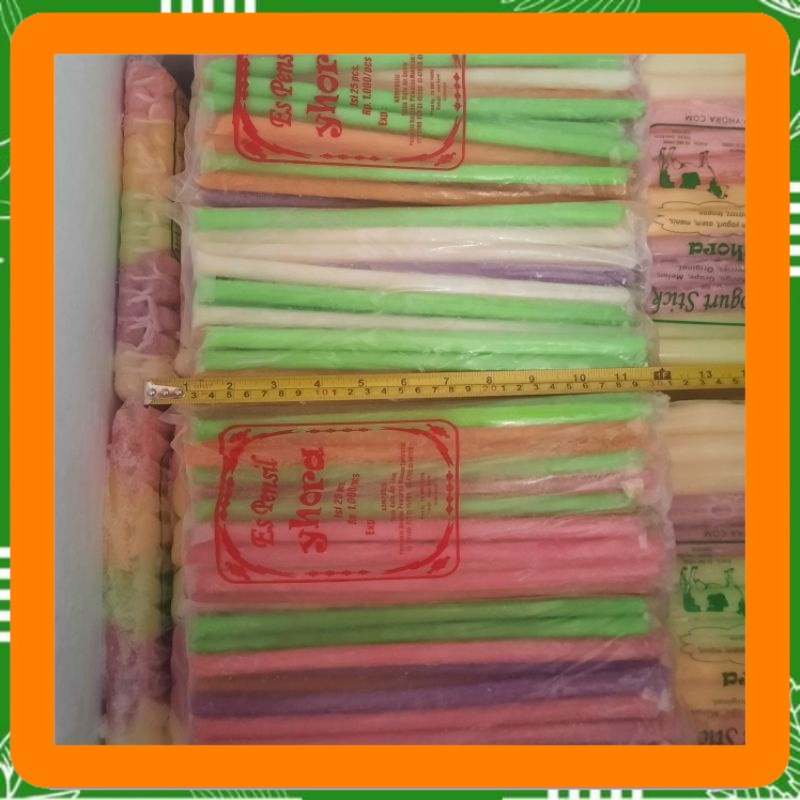 

es pensil panjang isi 25 pcs. es susu es mambo panjang Best Seller