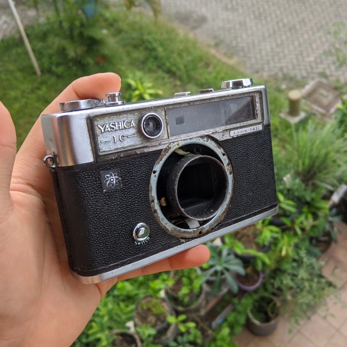 Yashica 1C 14E Kamera Analog Rangefinder AS IS (Parts) X Leica Canonet
