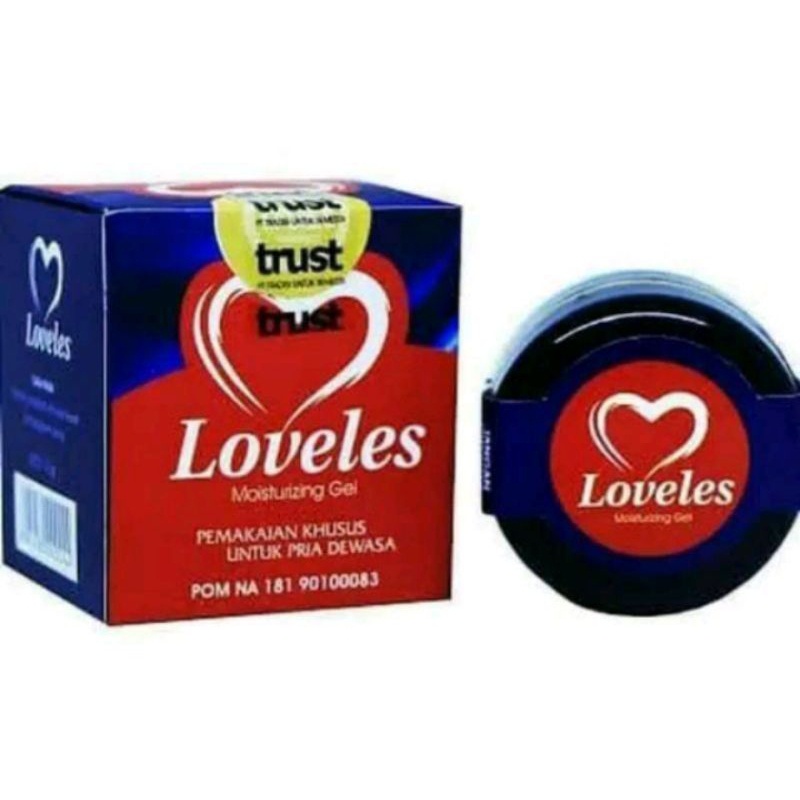 LOVELES MOUSTURIZING GEL ASLI ORIGINAL LOVELES VITAMALE STAMINA KUAT