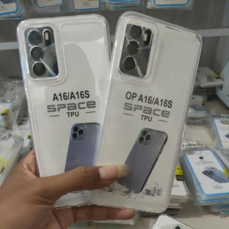 Silikon Case Bening OPPO A16 | OPPO A16S Softcase Space TPU Casing Transparan