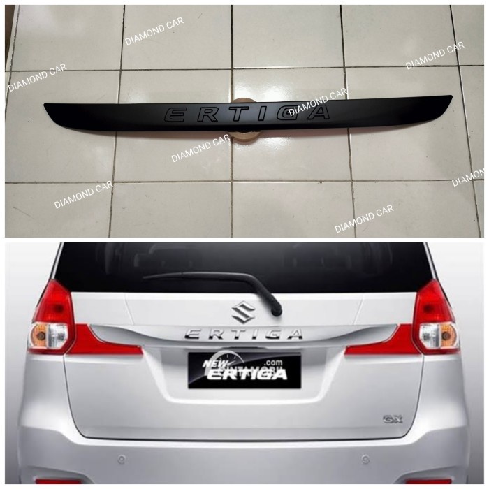 SUZUKI NEW ERTIGA 2016 GARNIS LIS LIST TRUNKLID BELAKANG HITAM