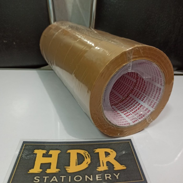 

Lakban OPP Tape Daimaru 2 inci (Warna Coklat/Bening) 6ROL