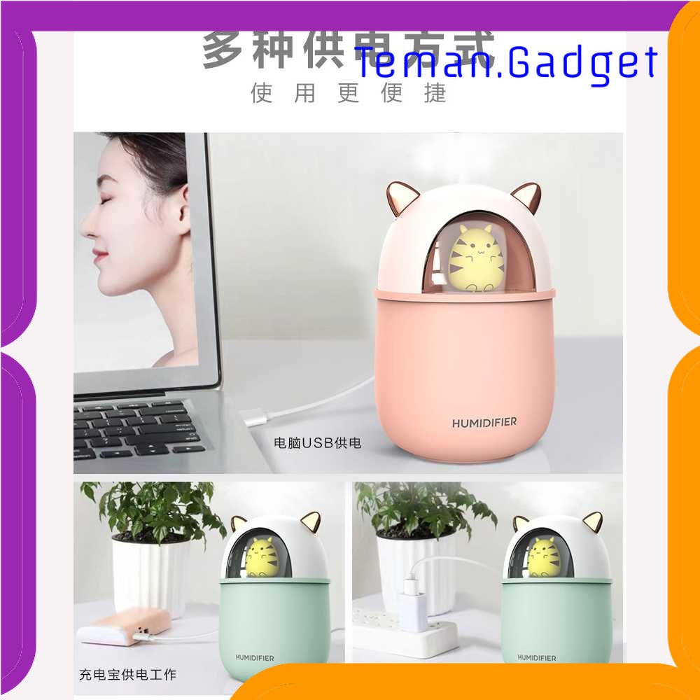 TG - ART HFER Mini Air Humidifier Aromatherapy Oil Diffuser USB Cute Cat - A108