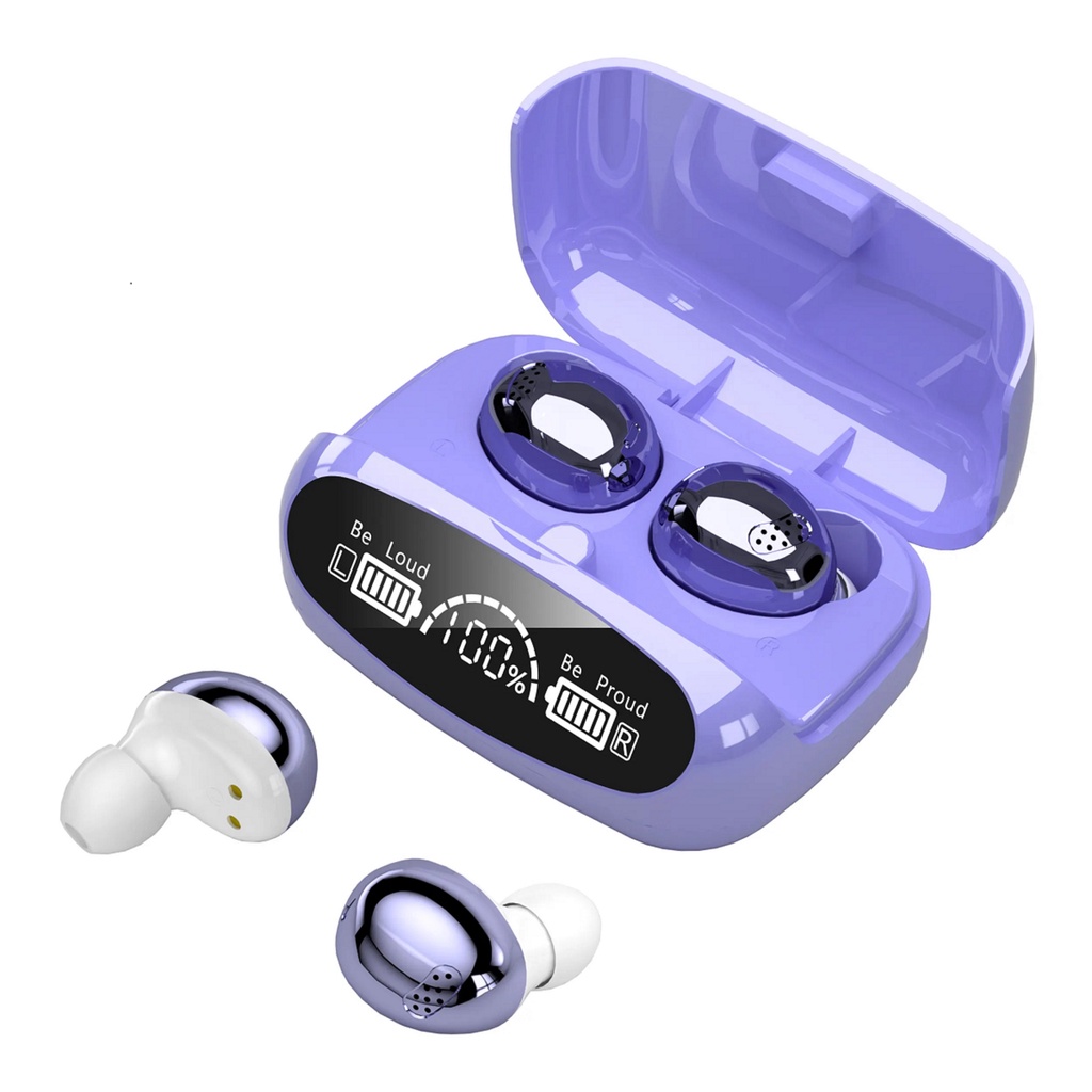 M32 in-ear headset hifi sound led screen display true wireless stereo earbuds waterproof gaming earphone