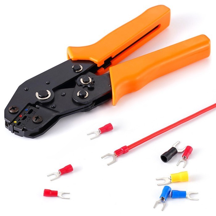 Isi 10 Pcs Skun Y Garpu Kabel 1.5mm Terminal Tipe SV 1.25-3 Baut 3mm