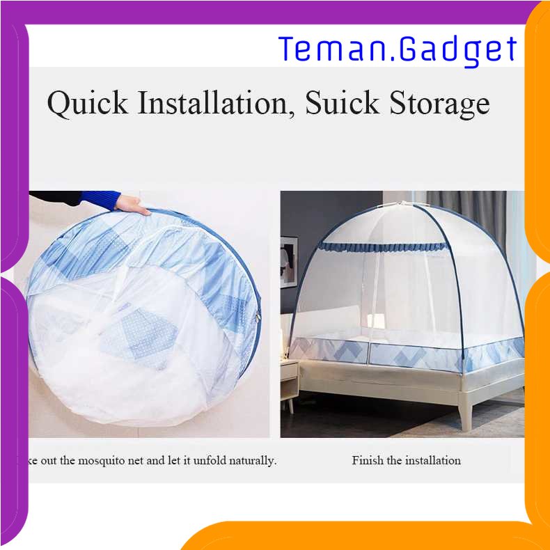 TG - ART Faroot Jaring Anti Nyamuk Kelambu Tempat Tidur Mosquito Net 120x200cm - A76