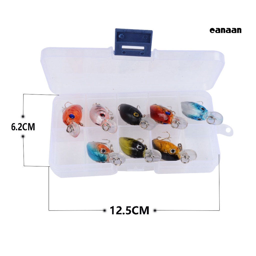 Cnn-8pcs/set Mini Bionic Lure Umpan Pancing Laut Keras Palsu Untuk Memancing