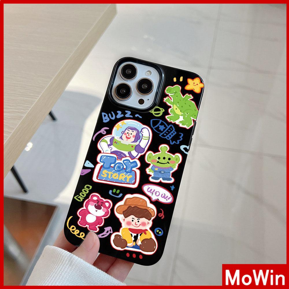 For iPhone 14 Pro Max iPhone Case Black Glossy TPU Soft Case Shockproof Protection Camera Cute Cartoon Compatible with iPhone 13 Pro max 12 Pro Max 11 xr xs max 7Plus 8Plus