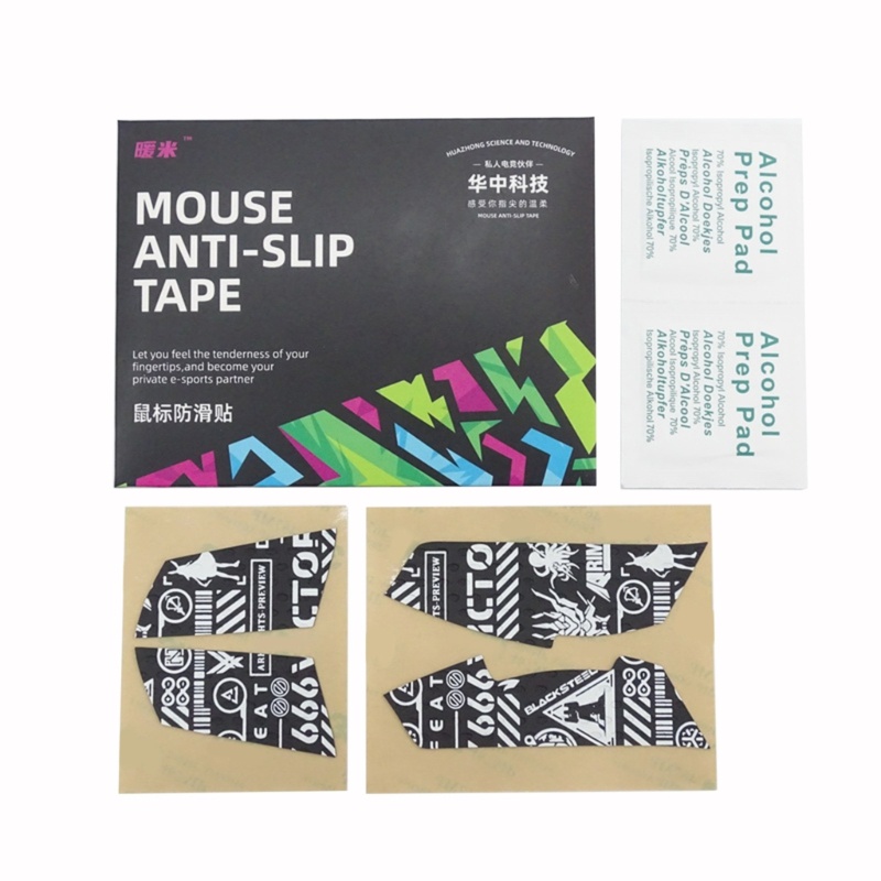 Vivi Mouse Grip Tape Side Sticker Kulit Cicak Tidak Licin Untuk Mouse G304 G102