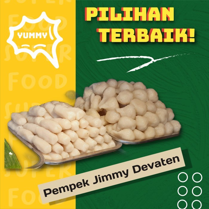 

Pempek Palembang Jimmy Devaten Ikan Gabus-Paket Isi 194 Pempek Kecil