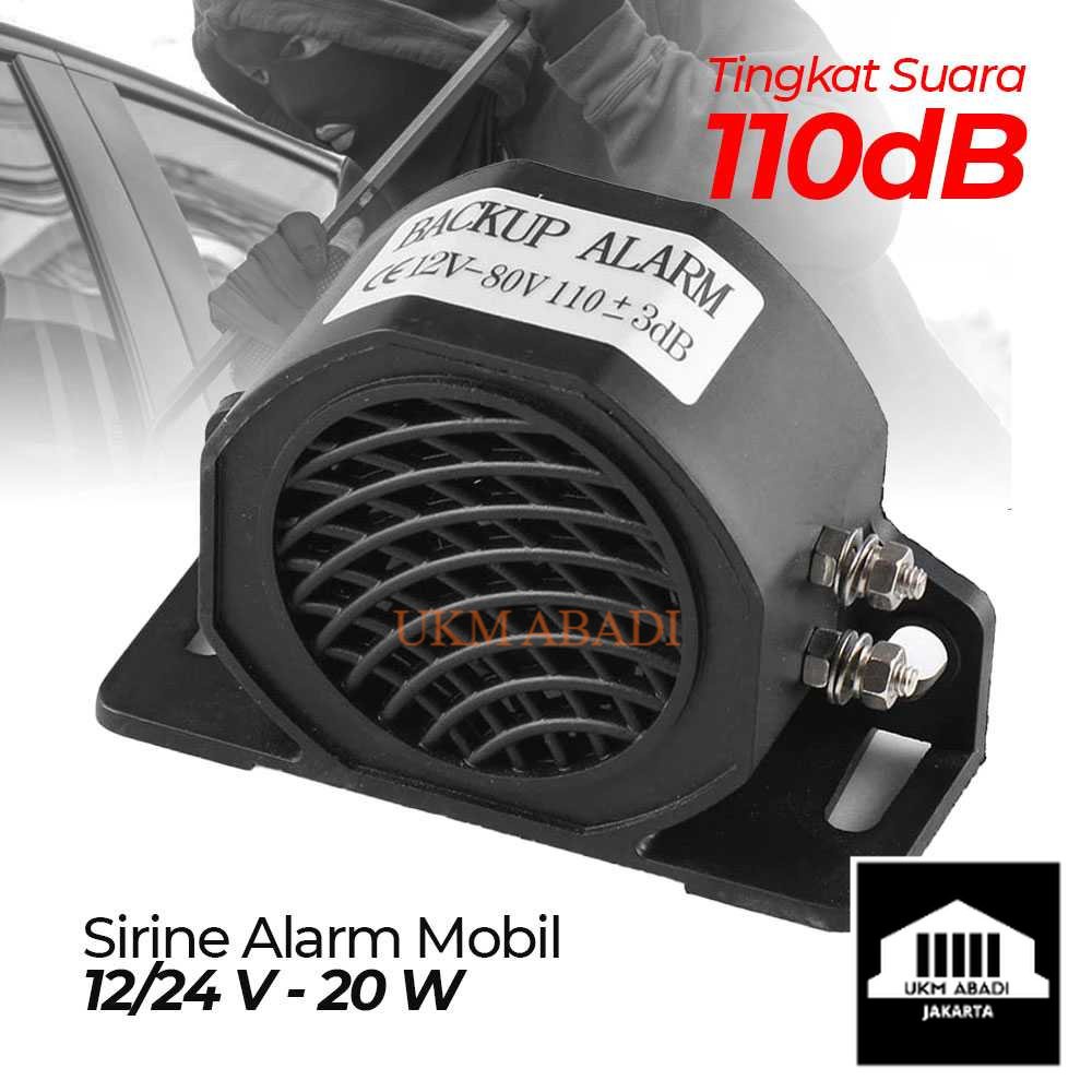 Speaker Sirine Alarm Mobil Bibi Siren 12 24V 110dB Anti Maling BX10164