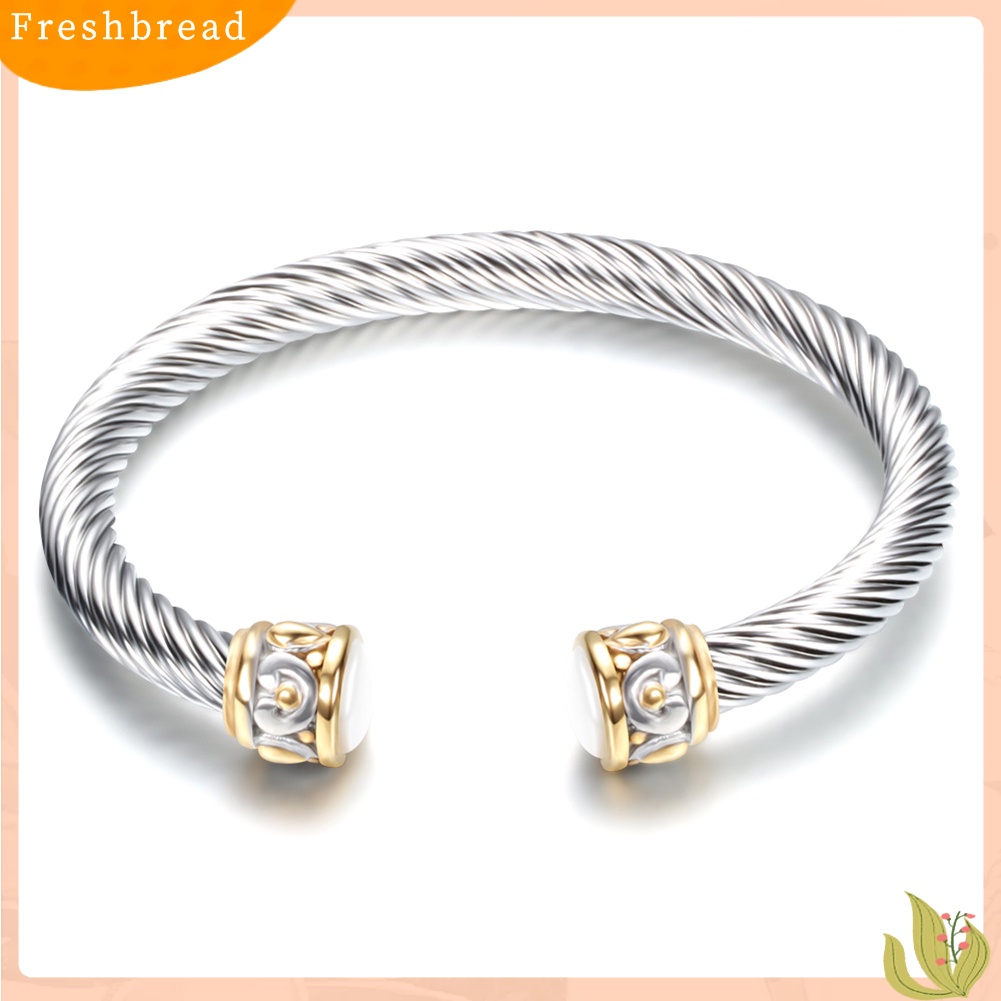 &lt; Freshbread &gt; Wanita Vintage Semi Berlian Imitasi Alloy Gelang Tangan Rantai Gelang Bangle Perhiasan Hadiah