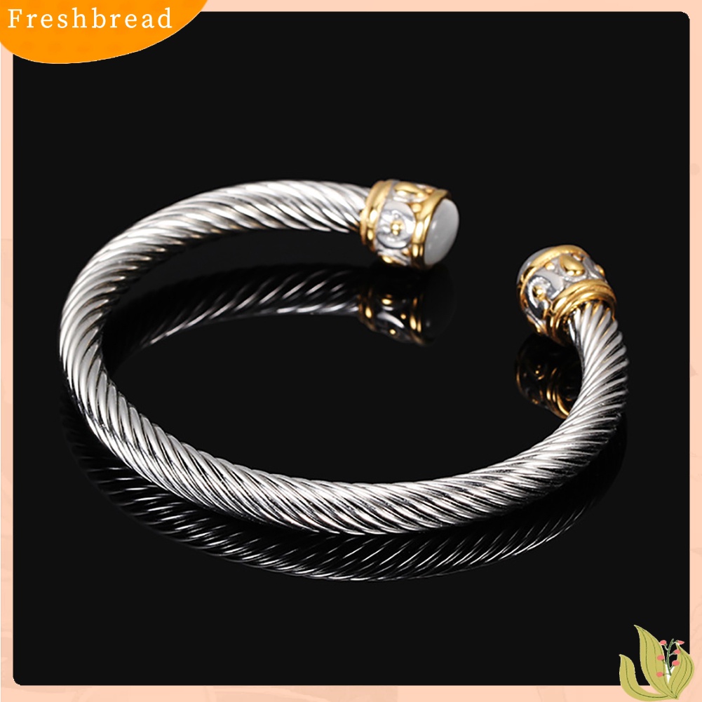 &lt; Freshbread &gt; Wanita Vintage Semi Berlian Imitasi Alloy Gelang Tangan Rantai Gelang Bangle Perhiasan Hadiah